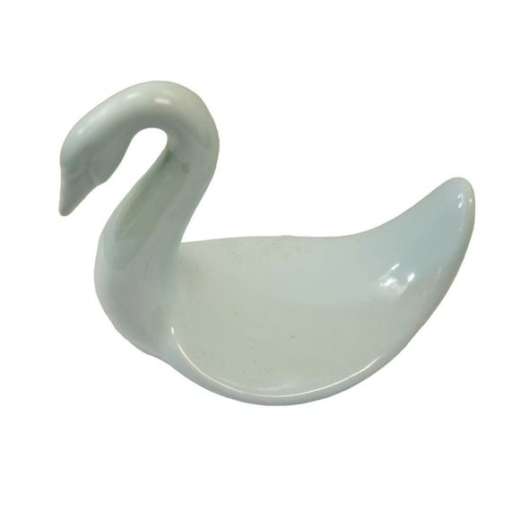 VINTAGE | Blue Swan Ceramic Hand Towel Holder - Picture 8 of 8